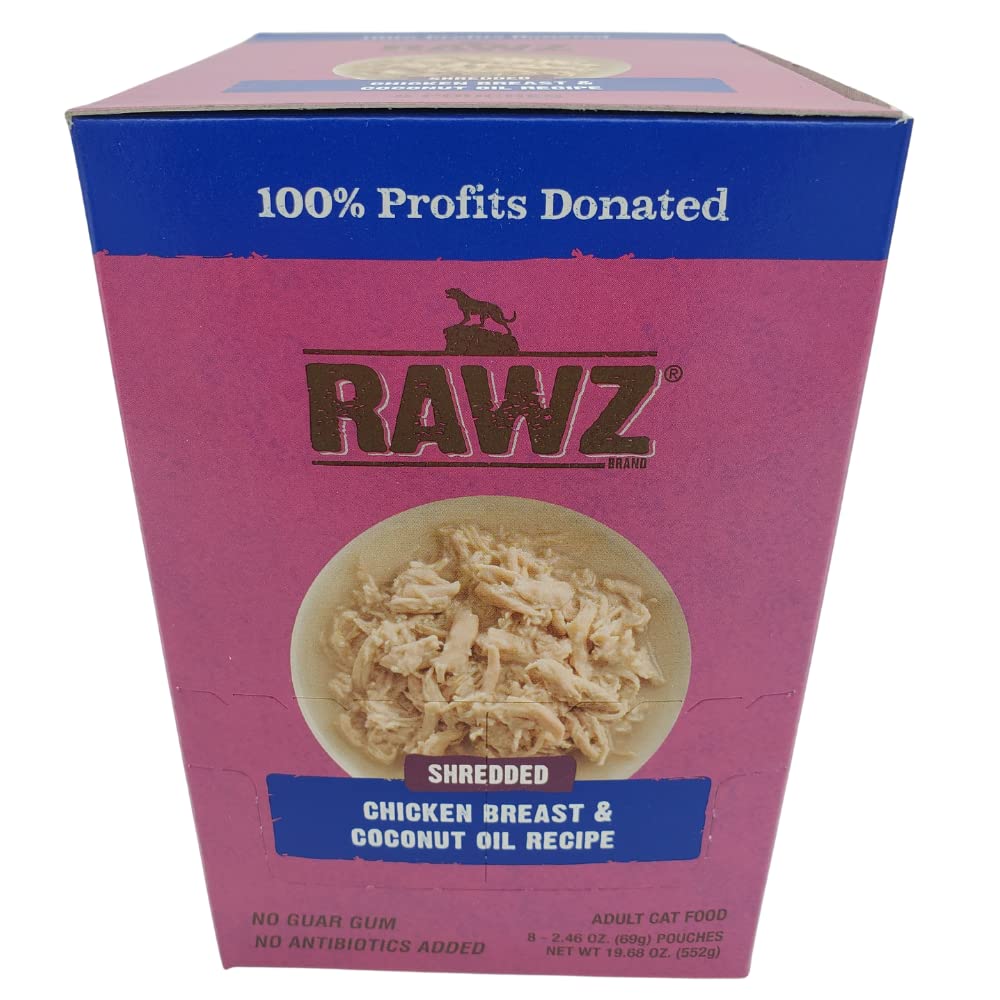 Rawz® Shredded Chicken Breast & Coconut Recipe 8/2.46 oz Pouches