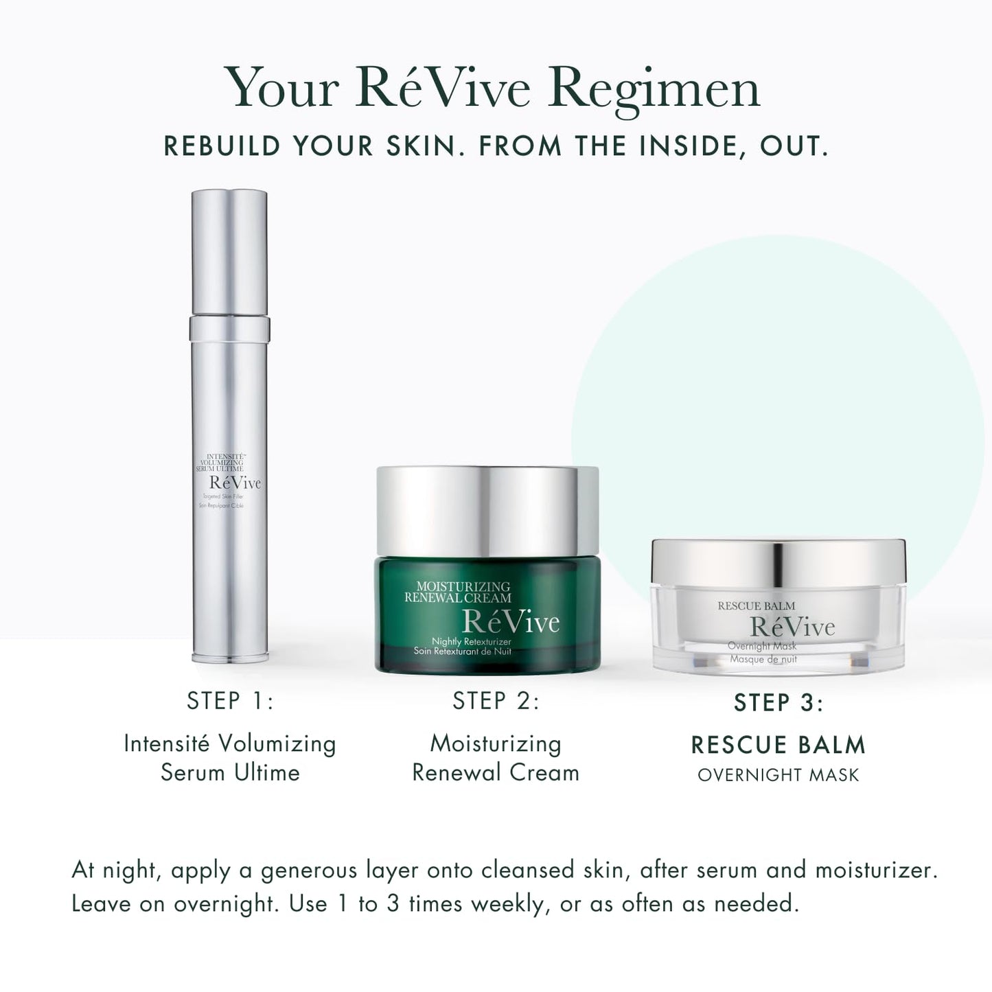 RéVive Rescue Balm Overnight Face Mask - Nourishing Facial Mask to Help Visibly Improve Signs of Stress & Restore Skin Vitality - Made with Peptides, Shea Butter & Aloe Vera to Soothe Skin (2.5 oz)