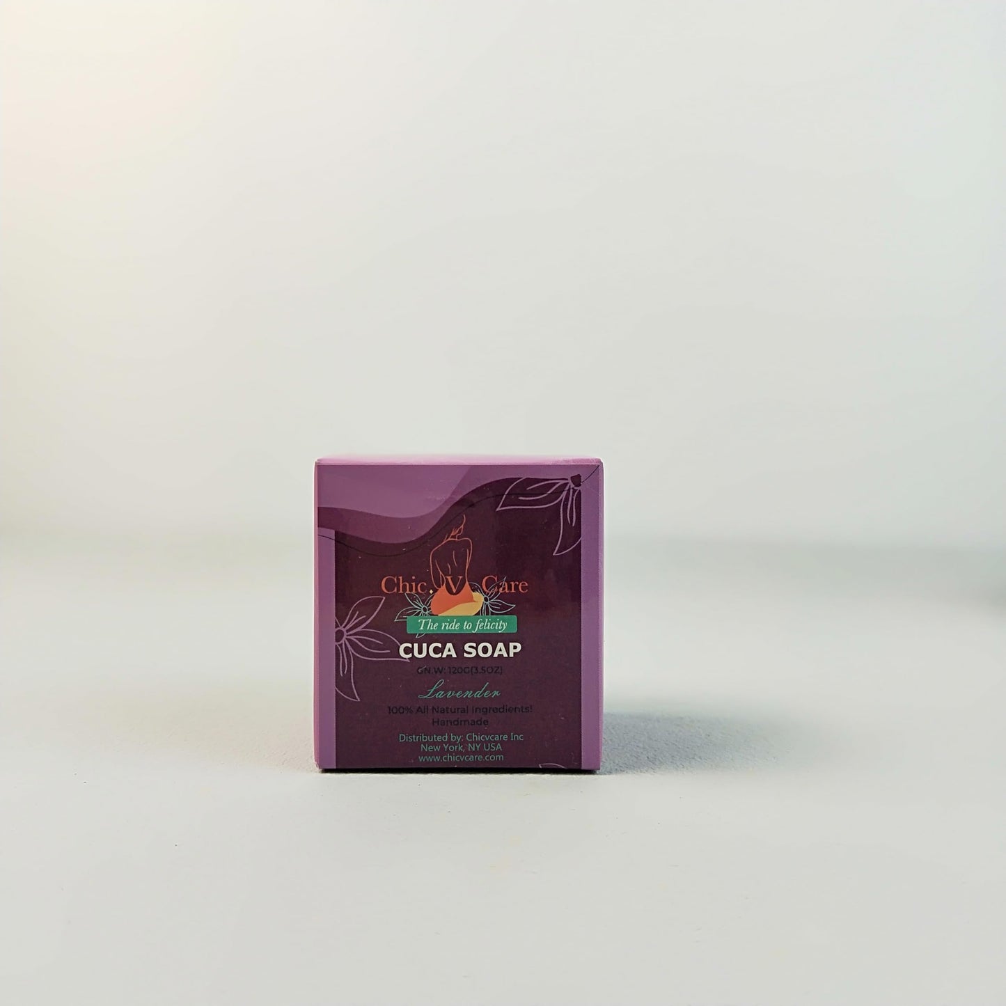 Chic V Cuca Soap (Lavander) pH Balanced, Feminine care, Eliminates Odor, Organic 100% Handmade Vaginal Soap