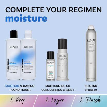 Moisture Conditioner | Boost Hydration | Improve Manageability and Shine | Nourish Dry Hair | Color Safe | Efforless Detangling | Normal to Dry Hair