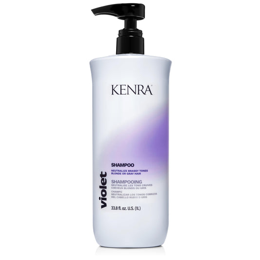 Violet Shampoo | Eliminates Brassy Tones | Purple Pigment + Deposit | Neutralizes Yellow | Moisturizes Processed Hair | Enhances Vibrancy of Blonde or Gray Hair | Color Safe