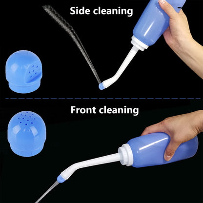 Reusable Vaginal Douche Cleaner for Women Portable Perineal Bottle Vaginal Cleansing System Vaginal Cleaner Bidet Bottle Sprayer Peri Bottle Irrigator Anal Douche Cleaning Kit Vaginal Enema Cleanser