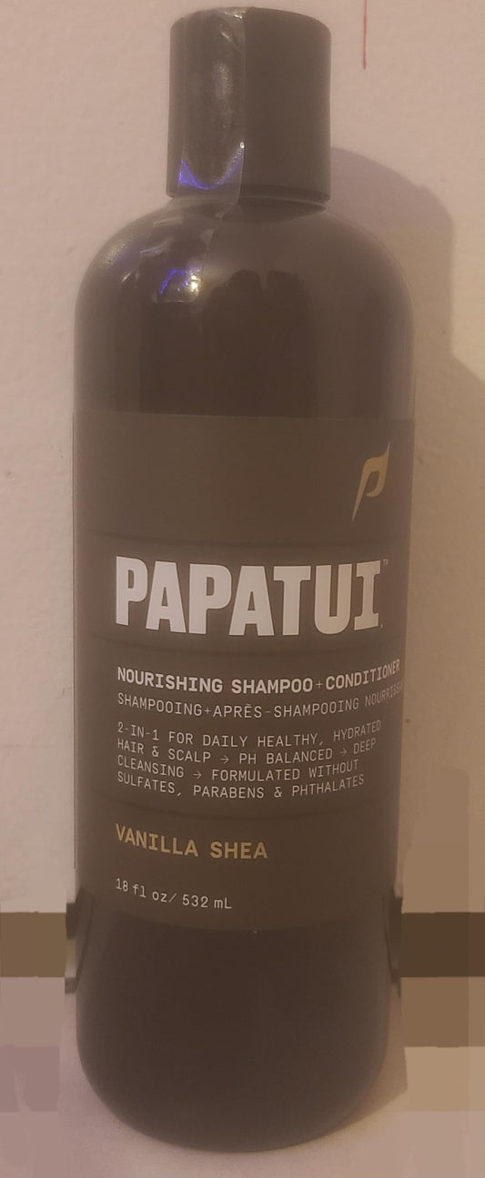 Papatui vanilla Shea nourishing shampoo+conditioner