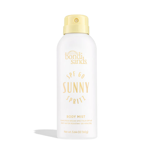 Bondi Sands Sunny Spritz SPF 60 Body Mist, Nourishing + Hydrating Broad Spectrum Sunscreen Spray, Dermatologist-Approved, Water-Resistant, 5.64 Oz