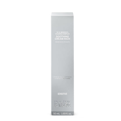 BABOR Doctor Soothing Cream Rich | Rich Face Cream for Sensitive Skin | Relieves Irritation from Itching and Redness | With Neuroxyl & Panthenol | Vegan | 50 ml