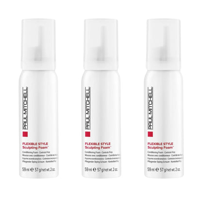 Paul Mitchell Sculpting Foam, Touchable, Flexible Hold + Frizz Control, For All Hair Types