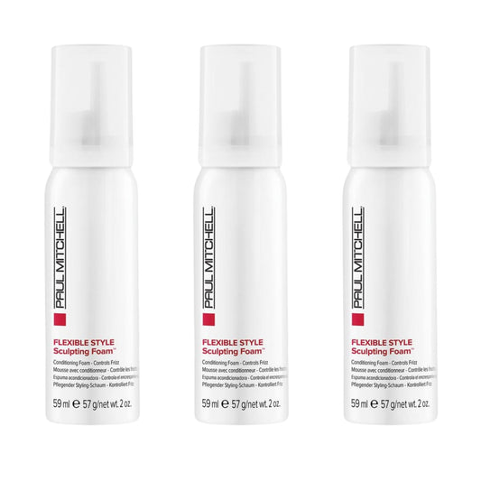 Paul Mitchell Sculpting Foam, Touchable, Flexible Hold + Frizz Control, For All Hair Types