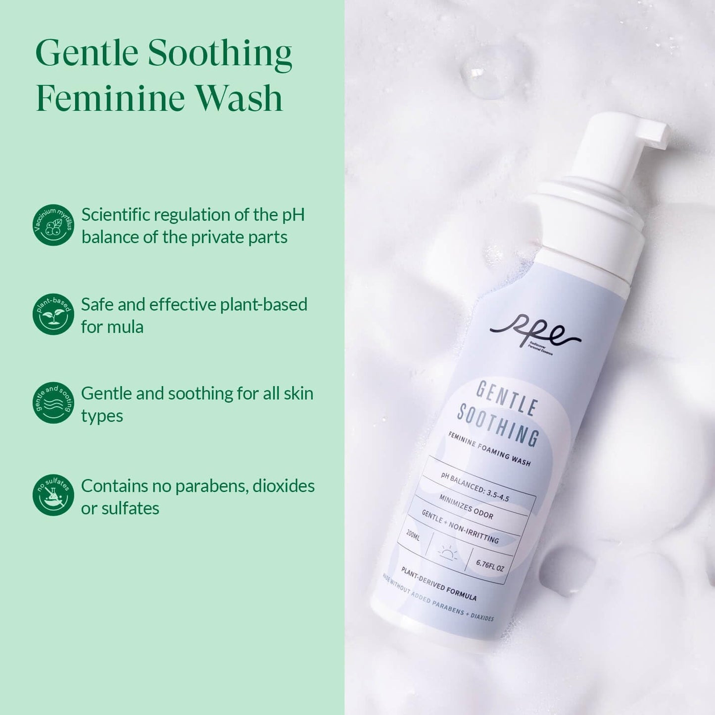 Feminine Care Bundle, Period Essentials 100% Organic Cotton Pads for Women, Size 2,3,5 Sanitary Napkins 124 Ct, Flushable Gentle Feminine Wet Wipes, Plant-Based Soothing Feminine Wash