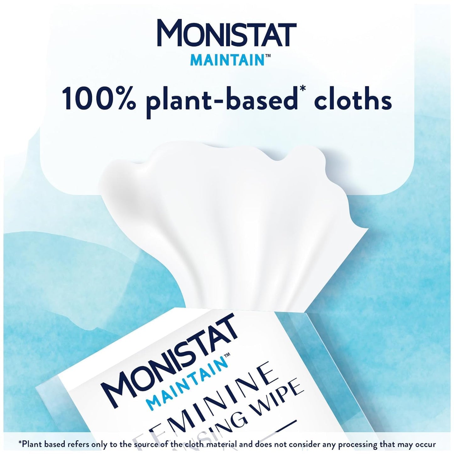 Monistat Maintain Feminine Wipes for Feminine Care, Fragrance Free, 12 CT (Pack of 3)