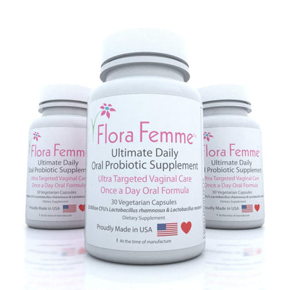 Ultimate Daily Oral Probiotic Supplement - Support Urinary Tract & Vaginal Health - Eliminate Vaginal Odor, Balance pH, & Restore Proper Gut & Vaginal Flora - Ultra Potent Women's Blend