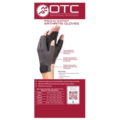 OTC Premium Support Arthritis Gloves, 1 Pair, Large