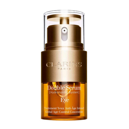 Clarins DOUBLE SERUM EYE | Anti-Aging Eye Treatment | Visibly Smoothes, Firms, Hydrates and Revitalizes For More Youthful-Looking Eyes In Just 7 Days* | 13 Plant Extracts, Including Turmeric | 0.6 Oz