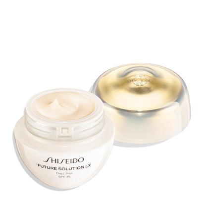 Shiseido Future Solution LX Total Protective Cream SPF 30 - Luxurious Anti-Aging Day Cream with Broad-Spectrum SPF 30 Protection - All Skin Types - Non-Comedogenic