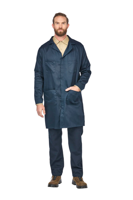 Bulwark FR Unisex Adult Flame Resistant Concealed Snap-front Lab Coat
