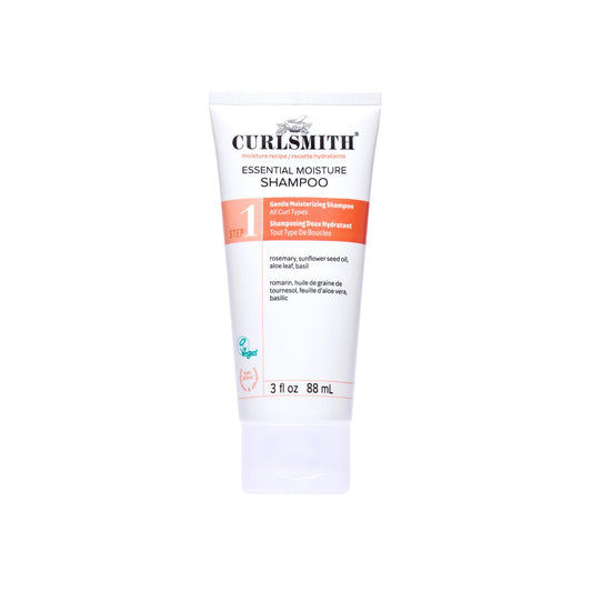 CURLSMITH - Essential Moisture Cleanser, Gentle Nourishing Shampoo for Wavy, Curly and Coily Hair, Vegan