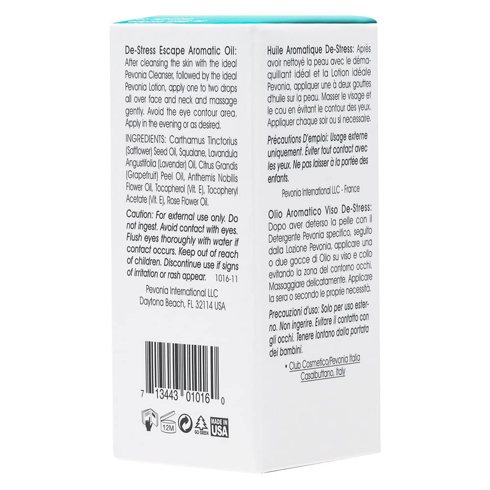 Pevonia De-Stress Escape Aromatic Oil, 0.5 fl. oz.