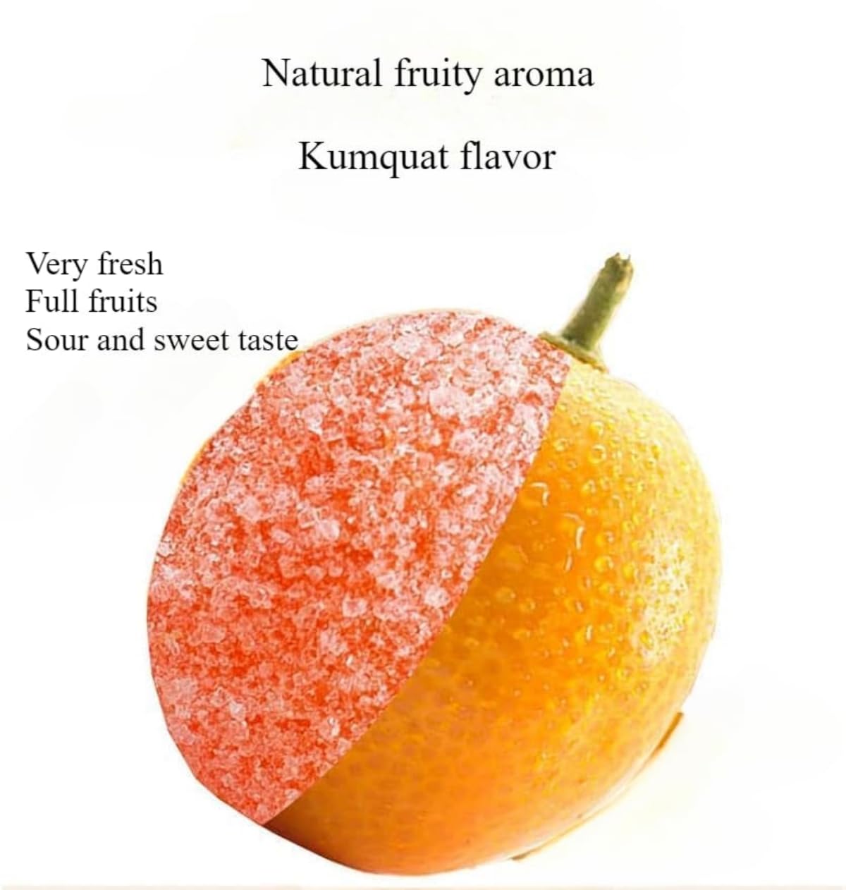 Tianshan Snow Orange Dry 7.05oz/200g, Rock Sugar Kumquat Candied Fruit, Chinese Traditional Snacks Cantonese Style Preserved Fruits(2can)
