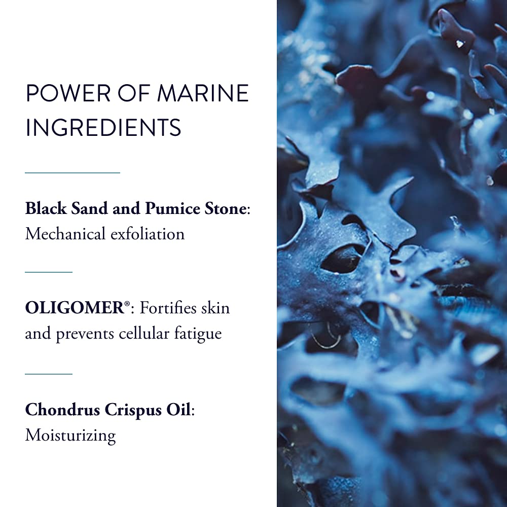 PHYTOMER Marine Scrub Creamy Exfoliant Face Wash | Hydrating Facial Scrub to Refine Skin Texture | Gentle Exfoliator & Cleanser for Face & Neck | Reveal Clearer, Softer Skin | 50ml