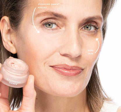 FarmHouse Fresh Eye Cream. Under Eye Cream with Hyaluronic Acid, Vitamin C, Bakuchiol Stunning Dawn Brightening Eye Cream, 0.5 Oz