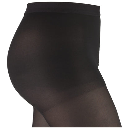 Truform Women's 20-30 mmHg Medical Compression Tights, Footless Opaque Shapewear Support Pantyhose, Large