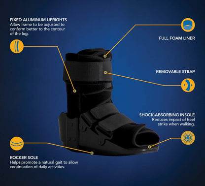 United Ortho 12019 Ankle Walking Boot, x Large