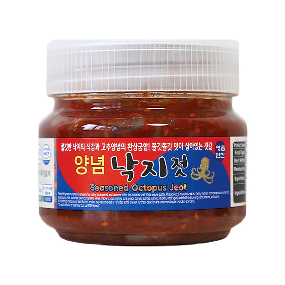 BarunJungdam Octopus Jeotgal | Korean Seasoned Baby Octopus | Spicy Fe ...