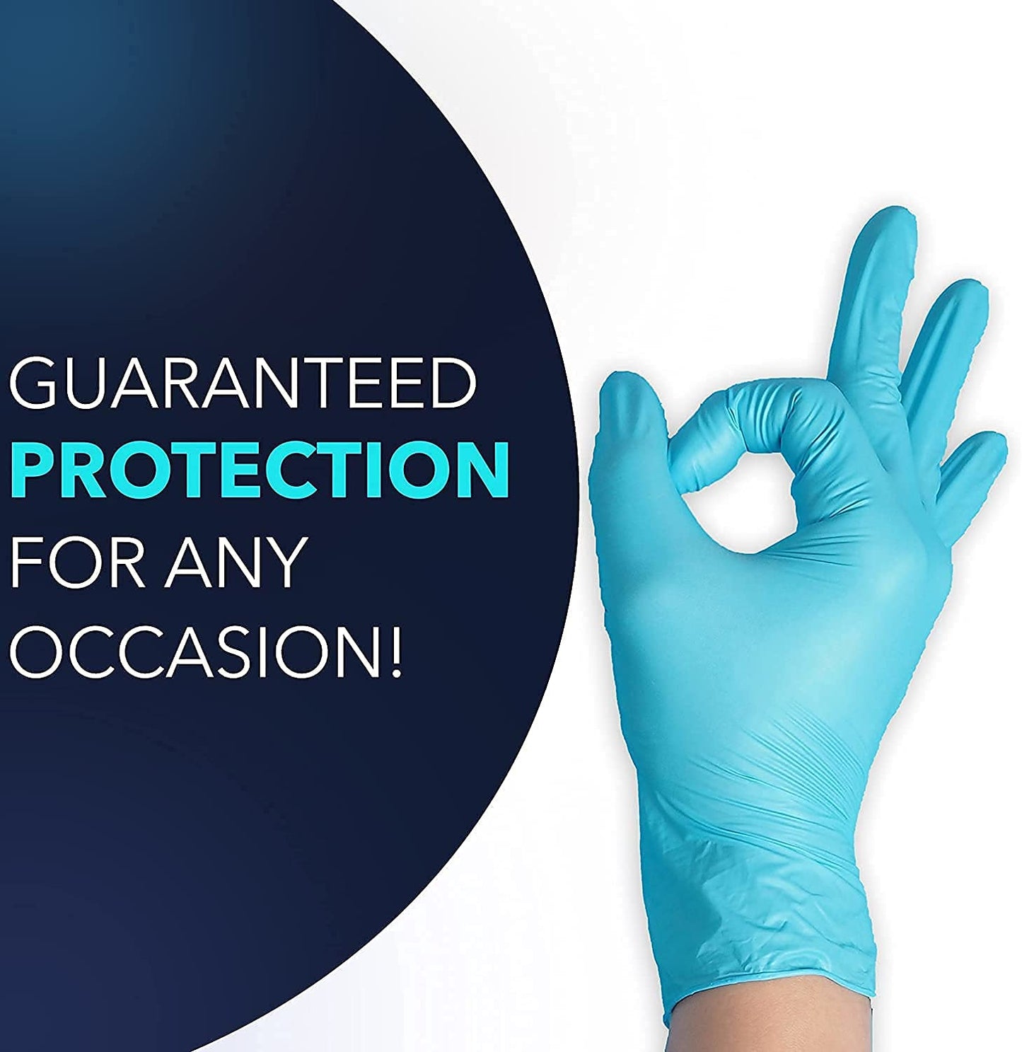 Style Setter Powder-Free Nitrile Disposable Exam Gloves