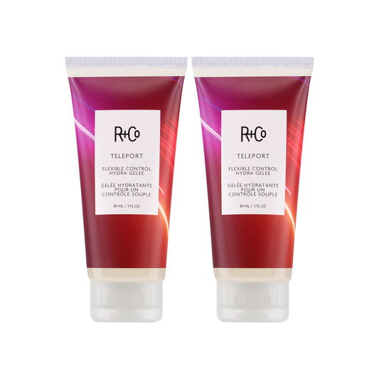 R+Co Teleport Flexible Control Hydra Gelee | Lightweight Gelee + Buildable Hold + Enhance Natural Waves | Vegan + Cruelty-Free | 3 Fl Oz