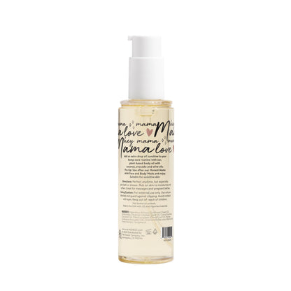 The Honest Company Mama Hydrating and Soothing Glow On Body Belly Oil, Plant Based Hypoallergenic, Fragrance-Free, 4.2 fl oz