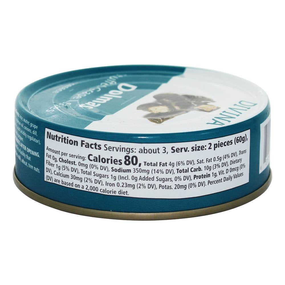 Divina Dolmas Stuffed Grape Leaves, 7 Ounce (4-Pack)
