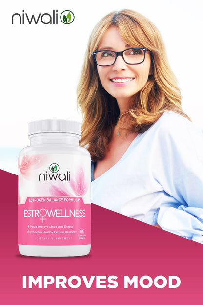 Estrogen Capsule for Women - Female Hormone Balance Supplement Menopause Mood and Energy Support - Restores Healthy Estrogen Levels | 60 Non-GMO Vegetarian Veggie Capsules