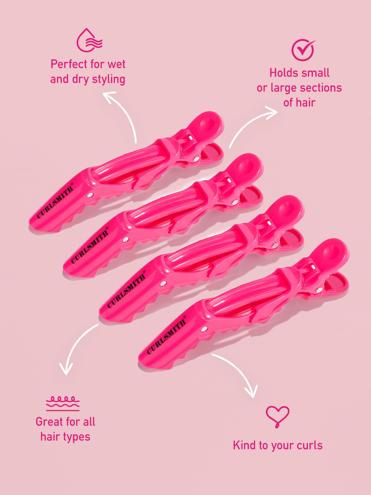 Curlsmith Grasp, Grip, Hold Hair Clips