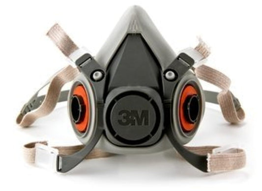 Half Facepiece, M, 3m 6200 Respirator (1 Each)