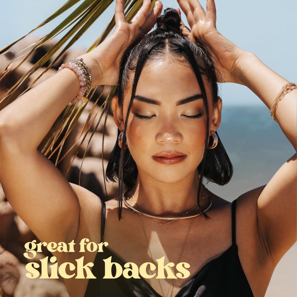 The Beachwaver Co. Epic Flex Styling Gel - Full Size (4 Oz) | Lightweight, Plant-Based Vegan Hair Gel w/Rice Protein & Botanicals | Flexible Hold, Frizz Control, Style Definition | Bali Beach Night