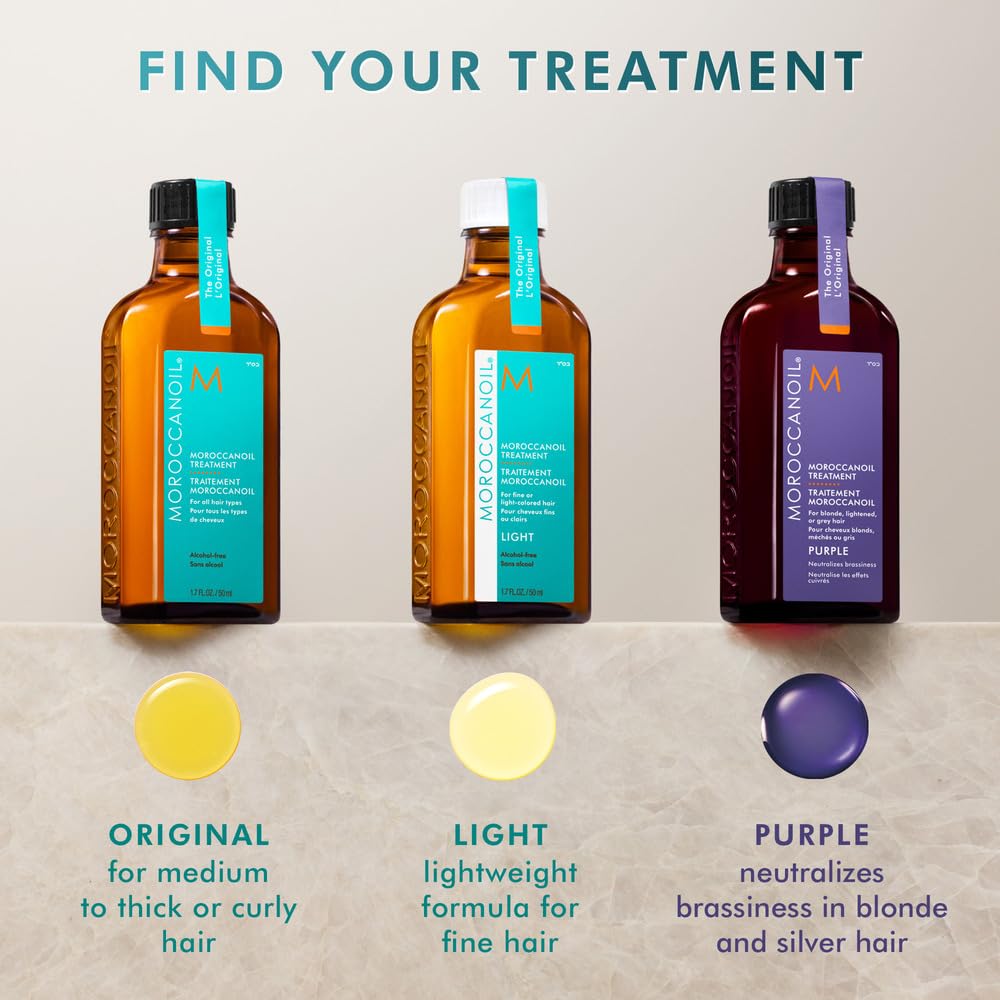 Moroccanoil Treatment Purple Hair Oil for Blonde Hair