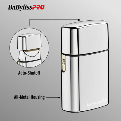 BaBylissPRO Barberology Foil Shaver FXFS1 SILVERFX Professional High-Torque Shaver