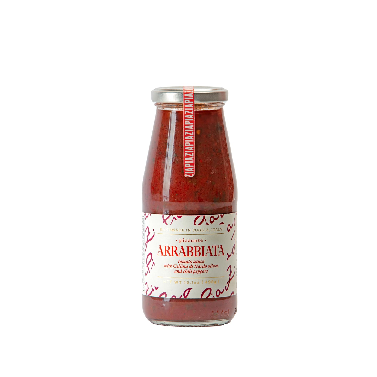 Zia Pia Arrabbiata Tomato Sauce - 15.1 Ounce | Authentic Italian Pasta Sauce | Small Batch | Made in Italy |
