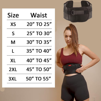 Ottobock The S.P.I.N.E. Adjustable Lower Back Brace with Pulley System - Lumbar Back Support Belt for Men and Women - Compression to Relieve Lower Back Pain & Spine Pressure, Large