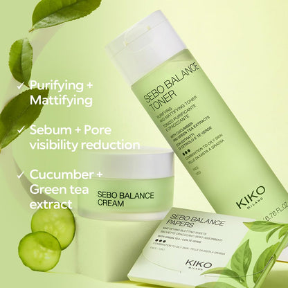 KIKO Milano Sebo Balance Toner | Purifying Matte-Finish Toner