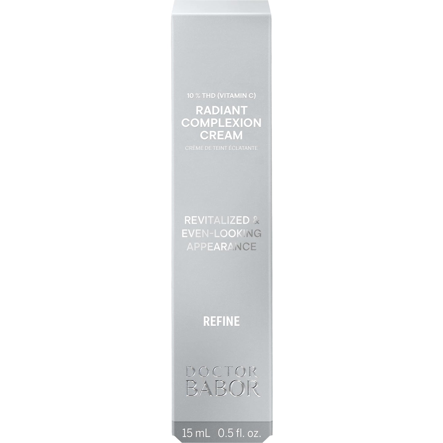 BABOR DOCTOR Refine Radiant Complexion Cream | 10% THD Vitamin C Moisturizer with Astaxanthin & Glutathione | Brightens Dull Skin, Evens Tone, Enhances Radiance | 15ml (0.5 fl oz)