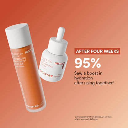 innisfree Black Tea Youth Essence, Korean Anti-Aging Treatment with Niacinamide for Radiance, Firm Skin, Hydration, and Barrier Support