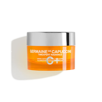 Germaine de Capuccini Timexpert Radiance C+ | Vitamin C Face Cream | Illuminating Antioxidant Cream | Anti-Aging Moisturizer for Wrinkles and Boosting Glow | 1.7 Fl Oz