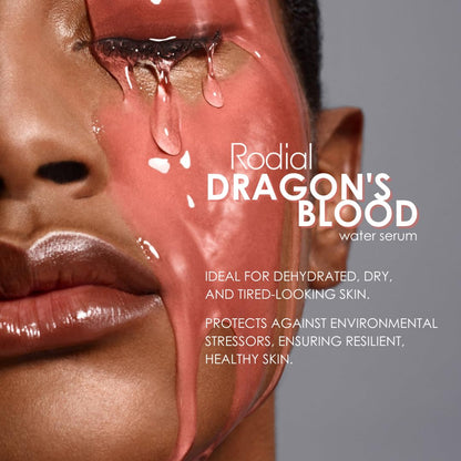 Rodial Dragon’s Blood Water Serum, Lightweight Hydrating & Plumping Face Serum with Hyaluronic Acid, Polyglutamic Acid & Ectoin, Barrier Support for All Skin Types, 1.01 fl oz