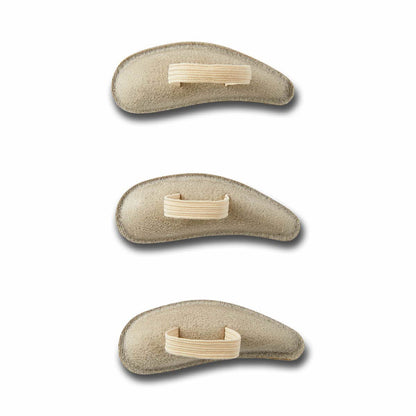 Medline Hammer Toe Crest, Deluxe Suede, Right, Size Large, Pack of 3