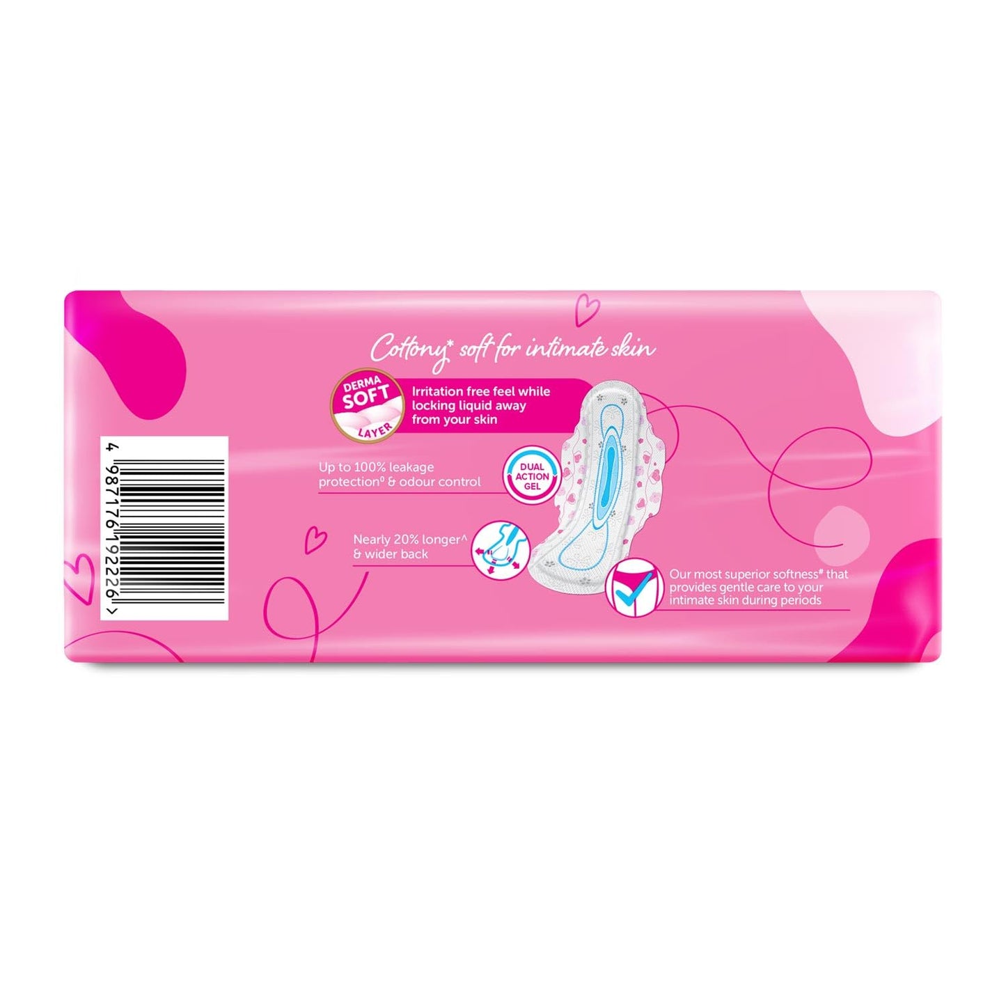 Whisper Ultra Soft Sanitary Pads - 30 Pieces (XL)