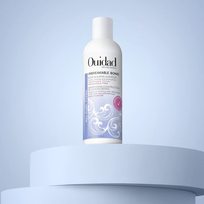 OUIDAD Unbreakable Bonds Bond Building Shampoo for Curly Hair - Fragrance Free - 8.5 oz