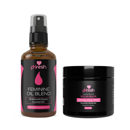 pHresh Feminine Spray (4 oz) + Vulva Balm (2 oz)