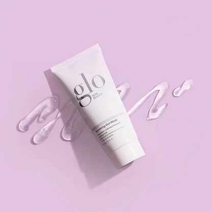 Glo Skin Beauty Soothing Gel Face Mask - Hydrating & Cooling Recovery Facial Mask with Aloe Vera and Cucumber