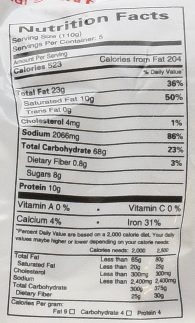 JML INSTANT NOODLE STEWED BEEF FLAVOR-5bags