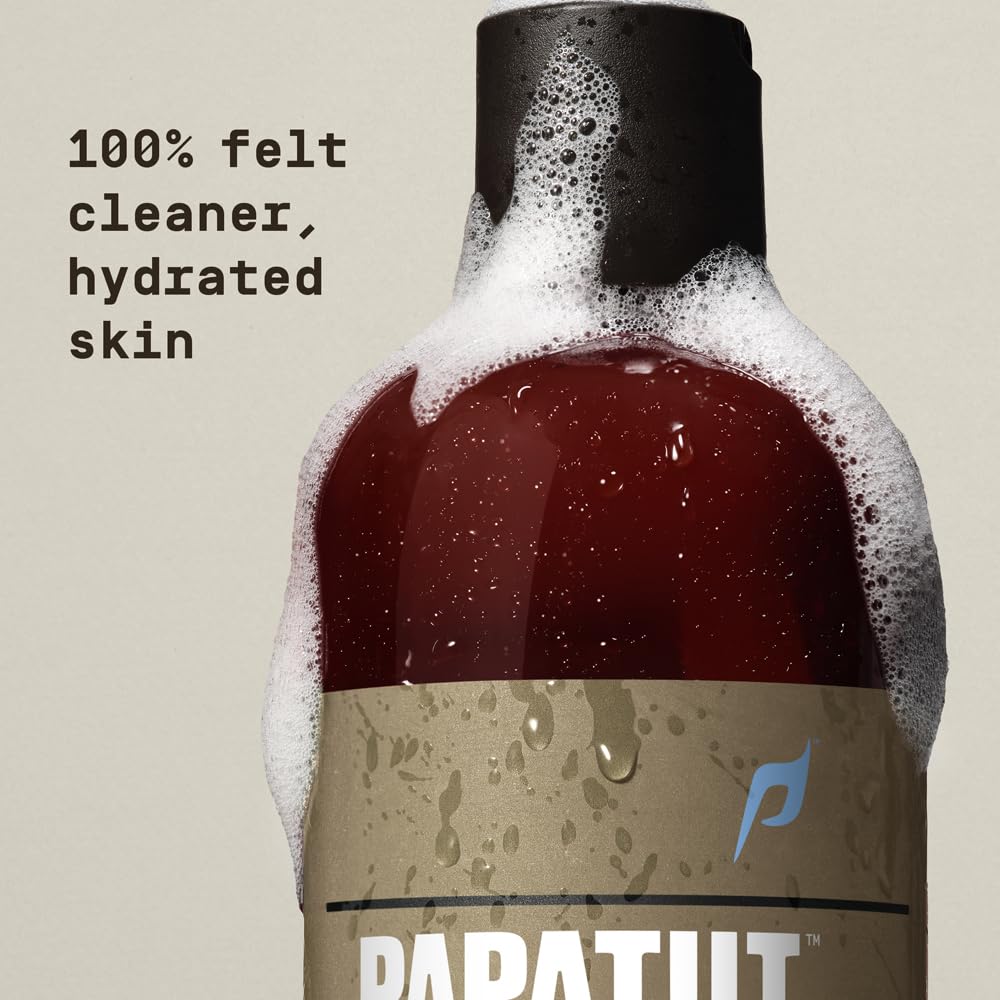 PAPATUI by Dwayne Johnson Refreshing Body Wash for Men | Exfoliating, Hydrating & Made with Coconut Oil | Lush Coconut | 18 oz (Pack of 3)